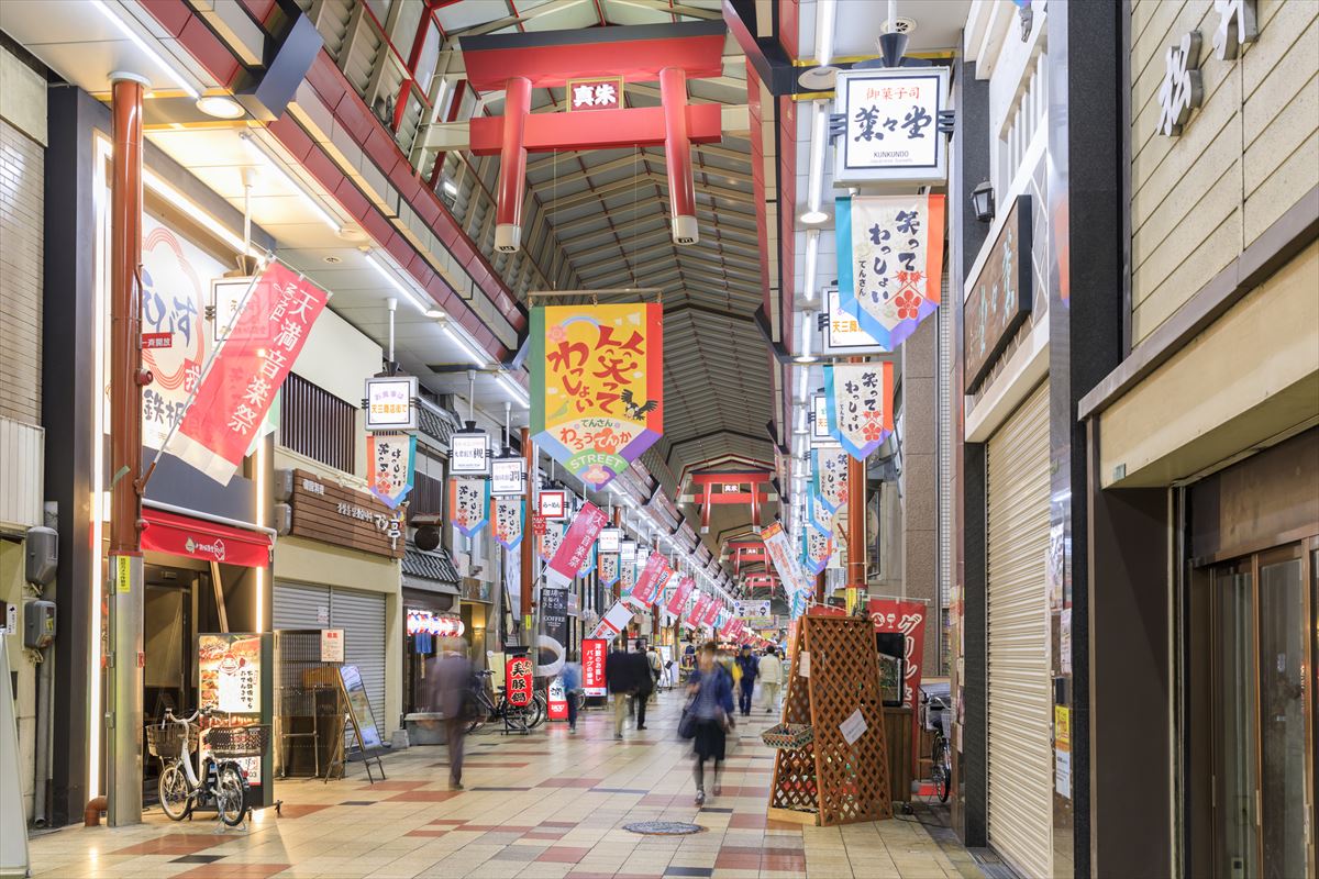 【大阪】人気の商店街を5つ紹介! 周辺のオススメ物件も。