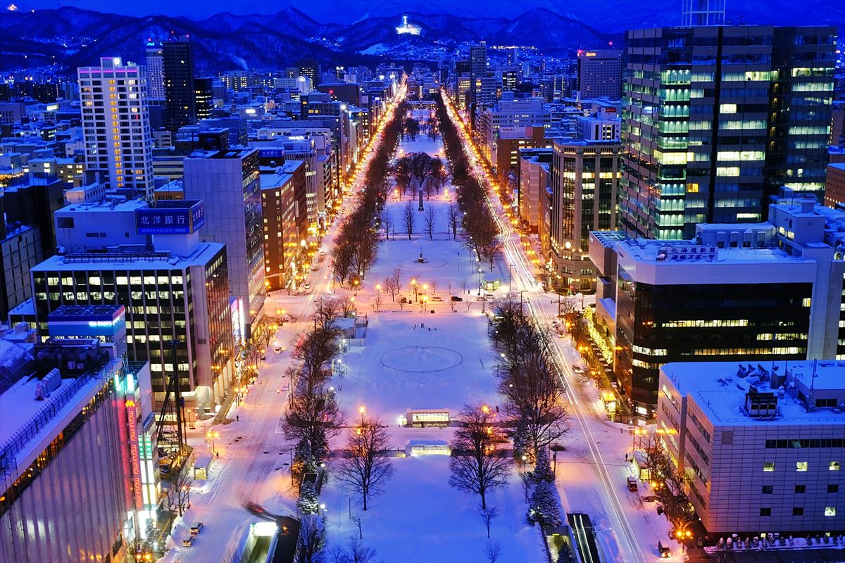 札幌の「夜景・夜散歩」おすすめスポット10選！雪と幻想に包まれた世界で。