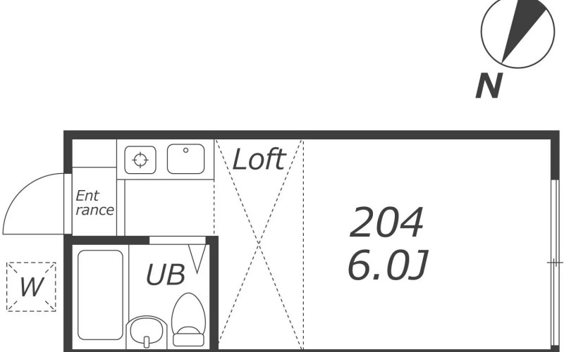 AP47 ペアパレス宮の坂204（宮の坂/経堂）