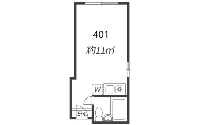 AP181 OLA COURT 西田辺 (オラコート西田辺) 401