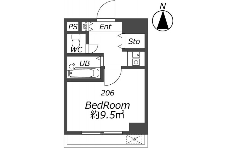 AP372 サンライズ壱番館 206